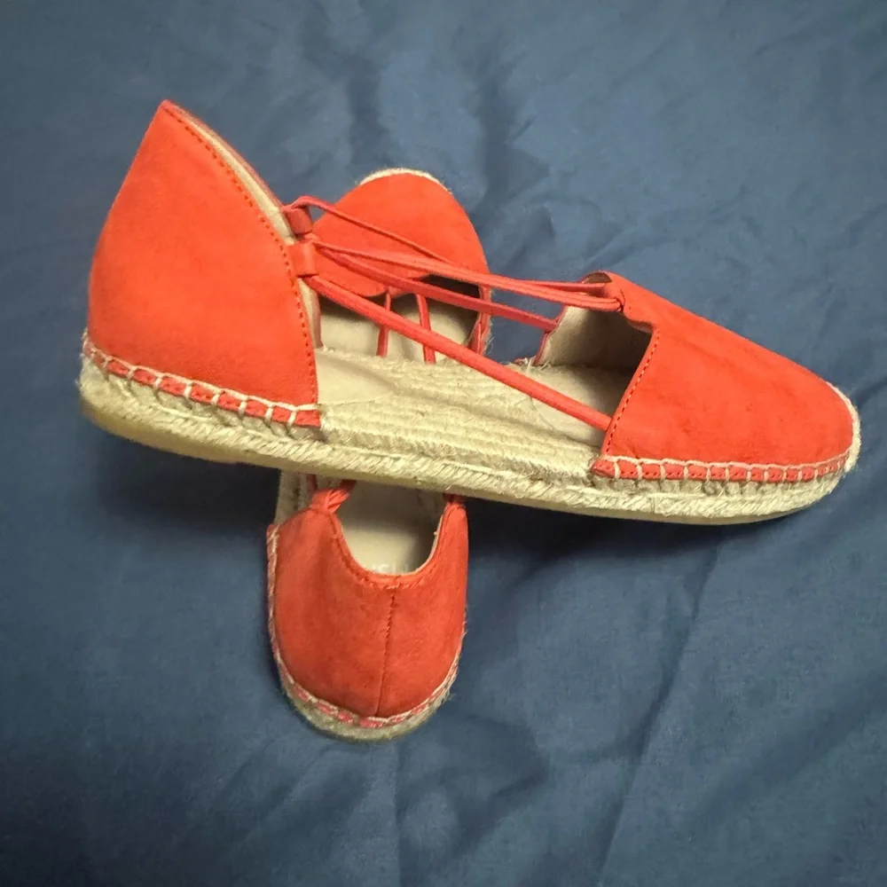 Eileen Fisher Vibrant Orange Espadrilles - Picture 5 of 5